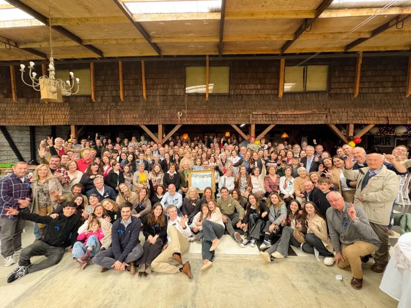 250 miembros de la Familia Niklitschek se reunieron para conmemorar 170 años de la llegada de Theodor Niklitschek y Marie Stara a Chile