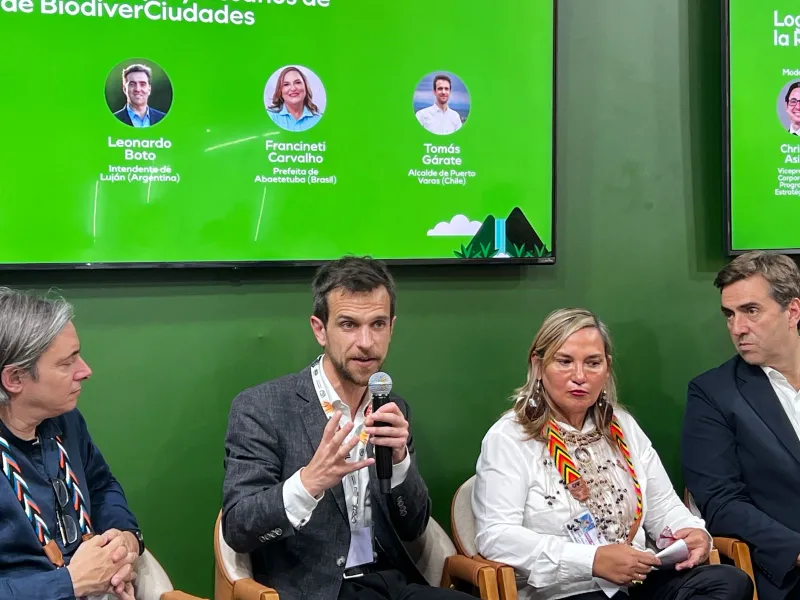 Alcalde Tomás Gárate participa en la COP30 en Brasil