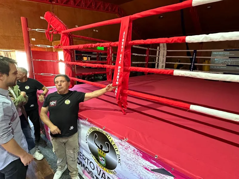 Asociación de Boxeo de Puerto Varas estrenará nuevo ring en velada a realizarse hoy en Coliseo Municipal