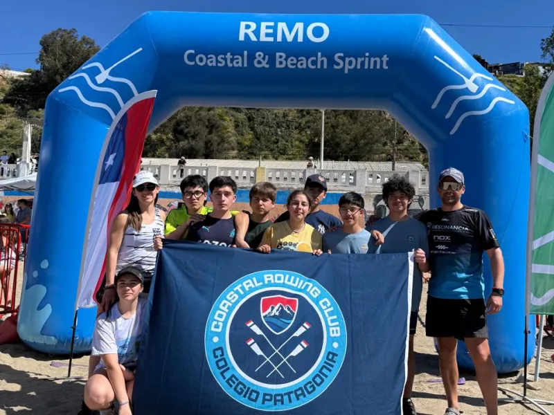 Club de Remo Patagonia celebra su experiencia en el Sudamericano de Menores de Valparaíso