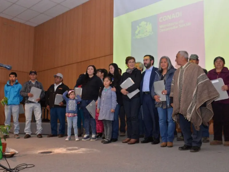 Conadi entrega Títulos de Dominio y Subsidios a familias y comunidades de las provincias de Osorno y Llanquihue