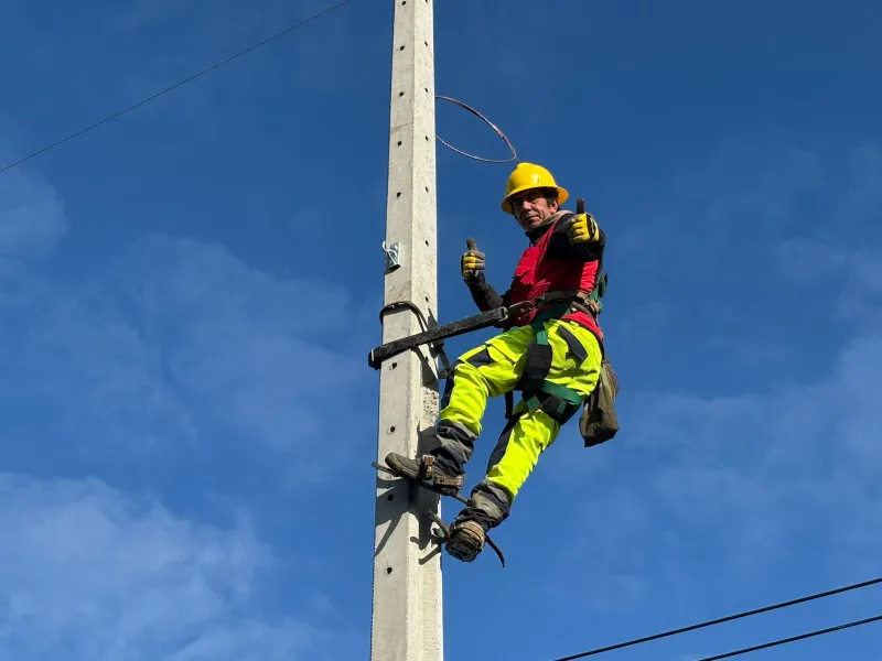 Crell comunicó la normalización del total del servicio de suministro eléctrico en Puerto Varas