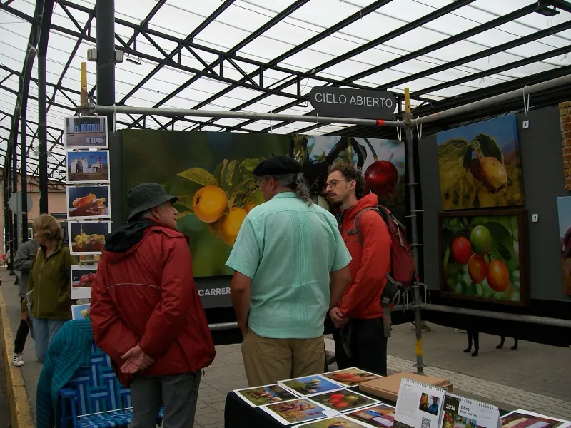 Feria Cielo Abierto 2026: artistas de Chile y el mundo exponen sus obras en la Calle Techada