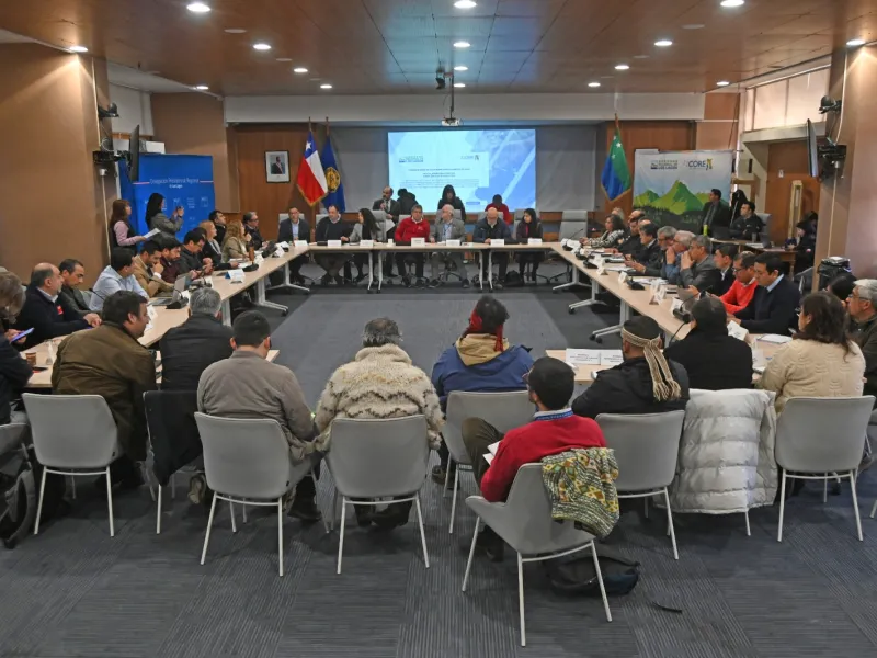Gobernador Alejandro Santana presidió primera sesión del Comité Regional del Uso del Borde Costero en Los Lagos