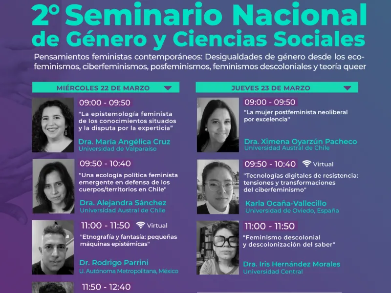 II Seminario Nacional de Género y Ciencias Sociales con foco en "Pensamientos Feministas Contemporáneos”