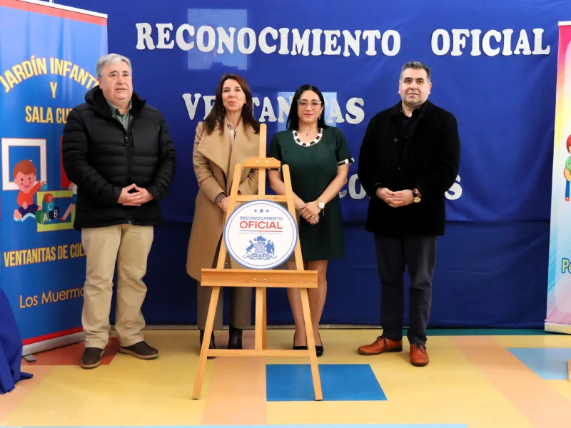 Jardín Infantil Ventanitas de Colores obtiene Reconocimiento Oficial y fortalece la educación parvularia en Los Muermos