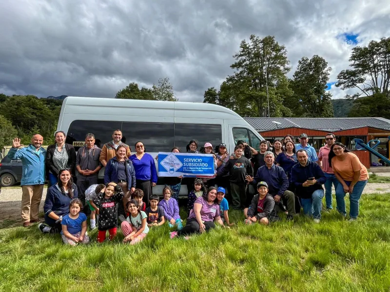 MTT presentó un nuevo servicio de transporte escolar para la Escuela Rural Las Escalas en Futaleufú