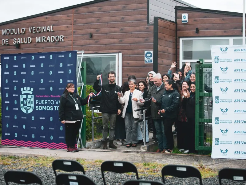 Municipalidad de Puerto Varas inauguró tercer Módulo de Salud Vecinal en sector El Mirador