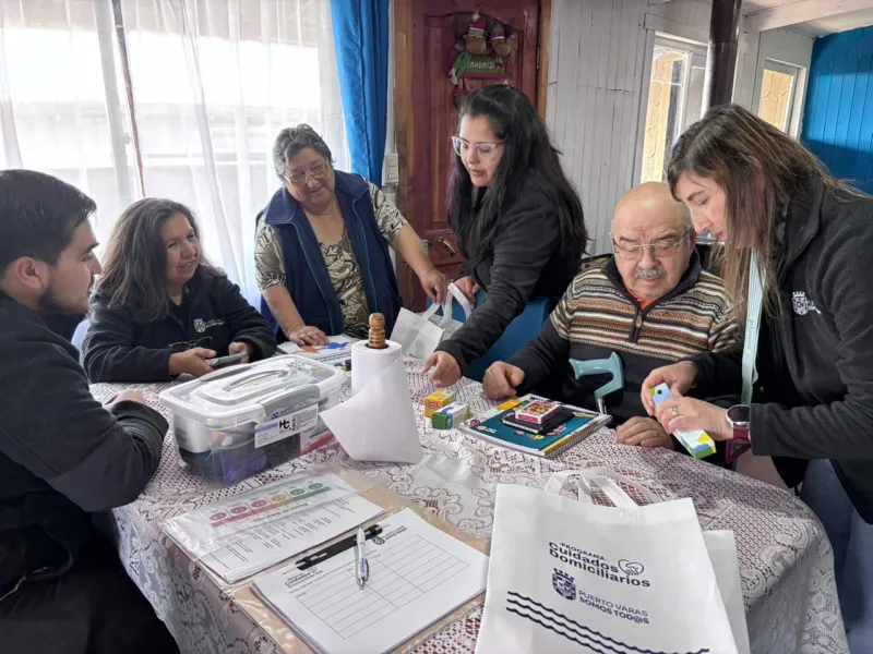 Programa de Cuidados Domiciliarios celebró dos años y se dio inicio al programa municipal de limpieza de chimeneas