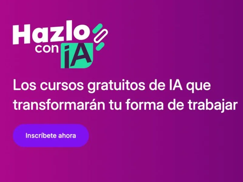Programa nacional Hazlo con IA ofrece 20 cursos gratuitos a MiPymes para capacitarse en Inteligencia Artificial
