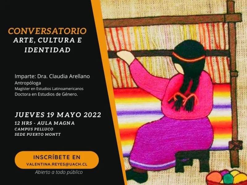 UACh Sede Puerto Montt: Abordarán la diversidad cultural de la región en conversatorio de arte, cultura e identidad