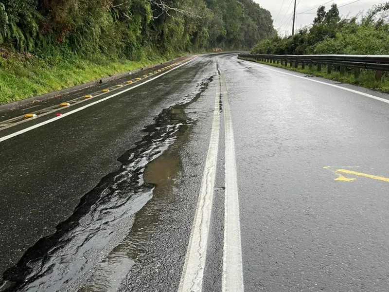 Vecinos de Ensenada preocupados por estado de la ruta 225 en sector La Cantera