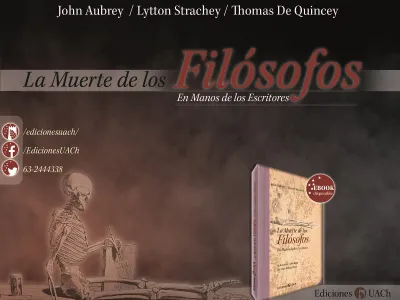 Antología reúne biografías de los últimos días de célebres filósofos