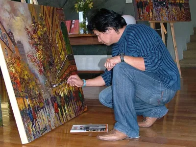 Artista puertomontino Santiago Panichini representa a Chile en exposición virtual de Unesco