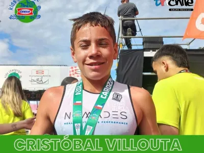 Atleta puertovarino Cristóbal Villouta ganó el Iron Kids de Pucón