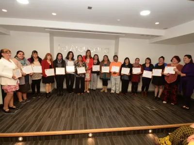 Autoridades entregaron certificaciones a 95 mujeres del programa PROFOCAP 2018