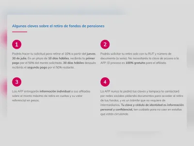 Autoridades llaman a realizar trámites online para retiro del 10% fondos AFP