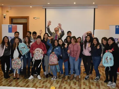 Autoridades reconocieron a jóvenes de la red Sename  Los Lagos que cursan Estudios Superiores