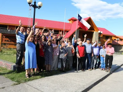 Autoridades regionales dan bienvenida a adultos mayores de Palena al Programa Vínculos 