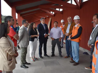 Autoridades regionales inspeccionaron obras del nuevo Terminal Internacional para cruceros Empormontt
