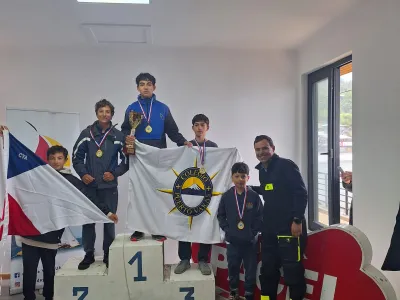 Baltazar Román del Club Deportivo Colegio Puerto Varas ganó Campeonato Nacional Clase Optimist
