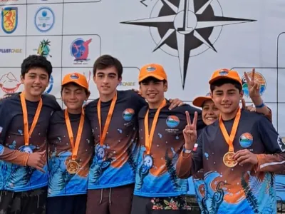 Brillante participación de Club Viento Sur de Llanquihue en nacional de Canoa polinésica