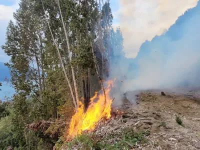 Carabineros del Retén de Cochamó detiene a persona por quema no autorizada