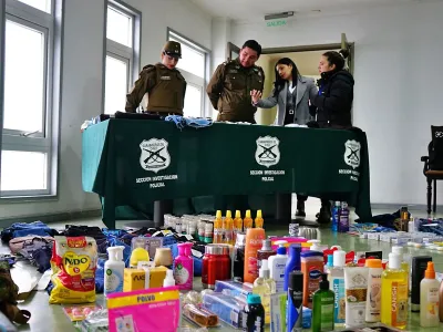 Carabineros detuvo a clan familiar dedicado a realizar turbazos al comercio