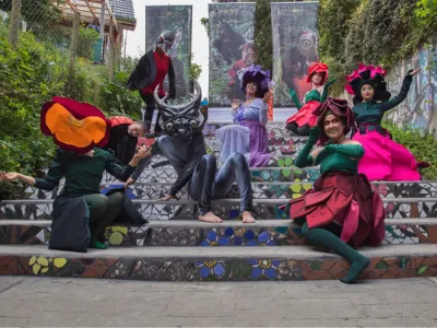 Carnaval del Sur inaugura el quinto tramo de la Escalera Ricke