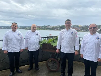 Chefs locales, miembros de Les Toques Blanches, buscan expandir el turismo a través de la gastronomía y el uso de alimentos tradicionales de la zona