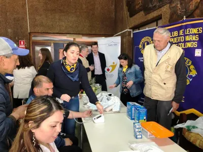 Club de Leones de Puerto Varas apoyan la lucha contra la diabetes