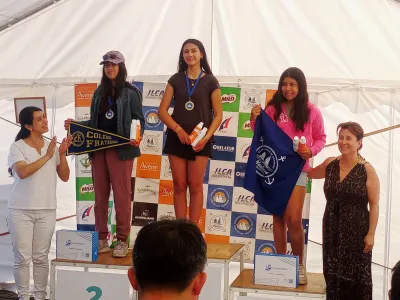 Club Deportivo Colegio Puerto Varas ganó Grand Prix de Optimist Principiantes en Con Con y el Nacional Clase Ilca en Talcahuano categoría Sub 16