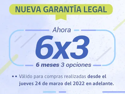 Comienza a regir derecho a garantía legal de seis meses