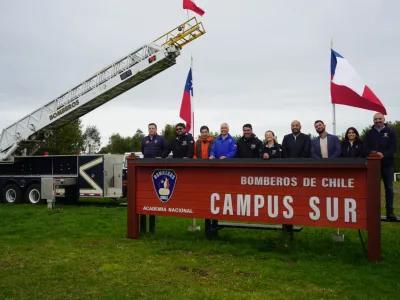 Comisión Social del CORE Los Lagos visita centro de entrenamiento de Bomberos en Pellines y compromete apoyo para una sala multiuso