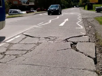 Comunidad Denuncia Pésimo estado de Calzadas y Veredas en Puerto Varas