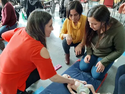 Comunidades de Establecimientos parvularios de Alerce beneficiados con capacitación Primeros Auxilios