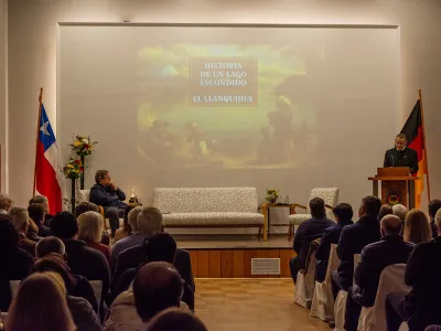 Con motivo de la conmemoración de los 140 años del Club Alemán de Puerto Varas: se realizó el lanzamiento del libro “Historia de un lago escondido. El Llanquihue” de José Guillermo Leay