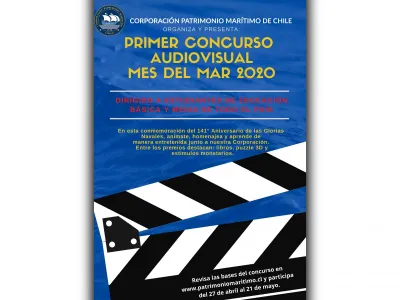 Corporación Patrimonio Marítimo de Chile lanza Concurso Audiovisual para conmemorar las Glorias Navales y el Mes del Mar 2020