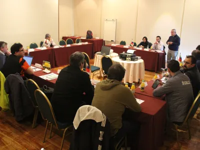 Delegaciones chilenas y argentinas participan en la Segunda Reunión de los Juegos Binacionales de la Araucanía Los Lagos 2022 en Puerto Montt