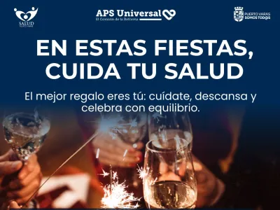 Dirección de Salud Municipal de Puerto Varas refuerza llamado a la prevención y el autocuidado en salud durante las fiestas de fin de año