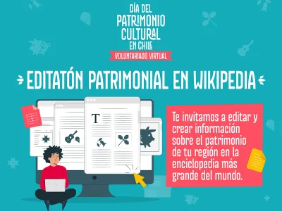 ¿Editar contenido de Wikipedia? Participa de esta convocatoria INJUV para el Día del Patrimonio