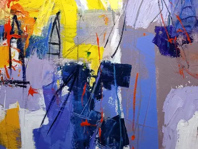 El CAMM se llena de manchas y colores para recibir “Sinfonías y Trazados 2022”, del pintor Rubén Schneider                                              