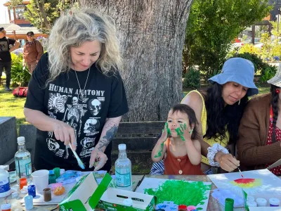 El Color del Sur: Más de 300 personas participaron en evento gratuito de pintura in situ