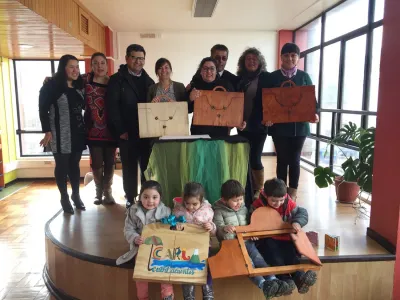 En Biblioteca Paul Harris entregaron cuatro Kamishibai o Teatro de Papel a Jardines Infantiles de la comuna