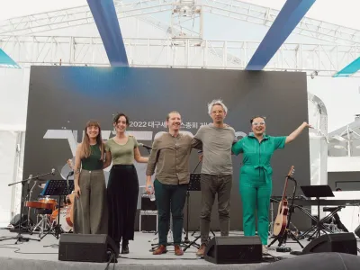En la semana del Patrimonio Cultural: Músicos de Frutillar se presentaron en Corea