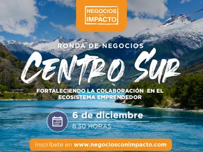 Encuentro Virtual: Ronda de Negocios con Impacto “Centro Sur de Chile” abre oportunidades para vínculos estratégicos en el ecosistema económico de la zona