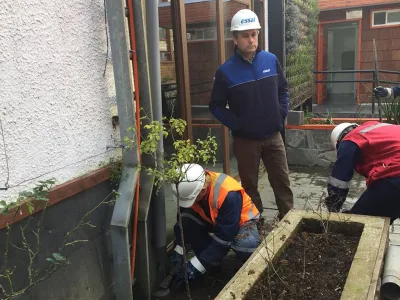 Essal corta conexión ilegal de evacuación de aguas lluvias de la Municipalidad de Puerto Varas