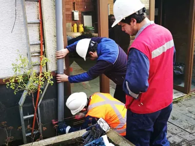 Essal corta conexión Ilegal de Evacuación de Aguas Lluvias de la Municipalidad de Puerto Varas