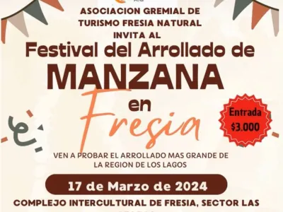 Este fin de semana Primera gran Fiesta del Arrollado de Manzana en Fresia