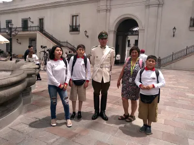 Estudiantes de la Escuela rural de Fresia conocieron el Palacio de la Moneda a través de la gestión de la Seremi de Gobierno